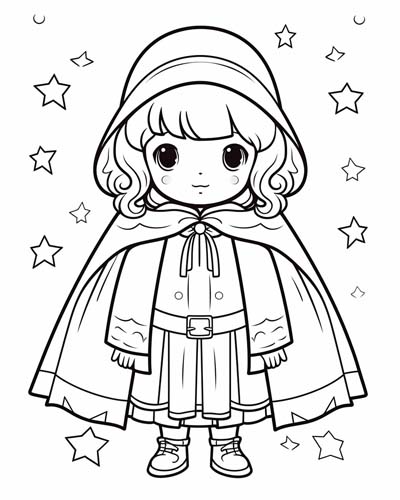 Little red ridinghood pages for kids