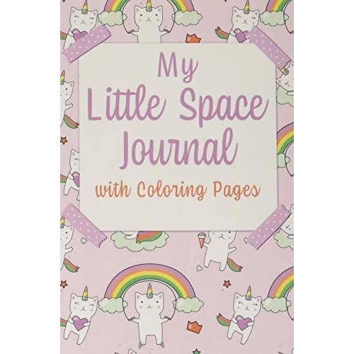 My little space journal with coloring pages ddlg nya