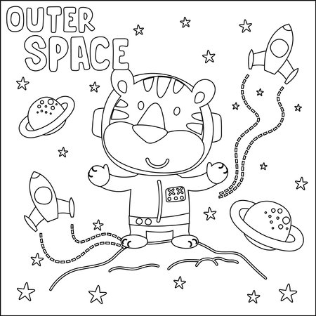 Outer space coloring page stock illustrations cliparts and royalty free outer space coloring page vectors