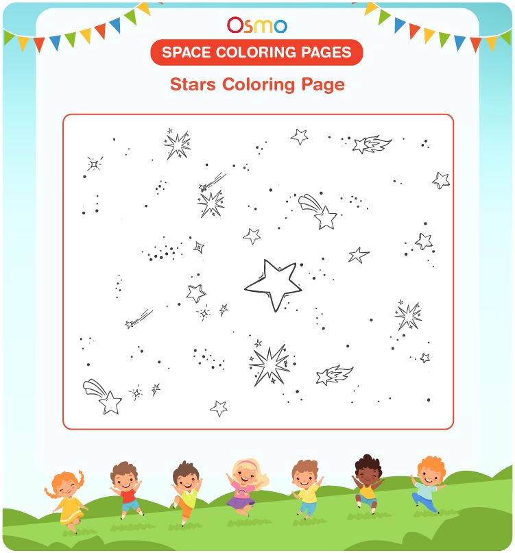 Space coloring pages download free printables for kids