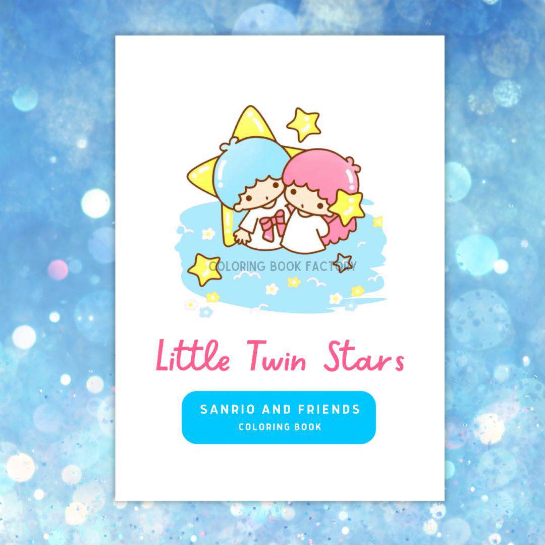 Sanrio little twin stars coloring book