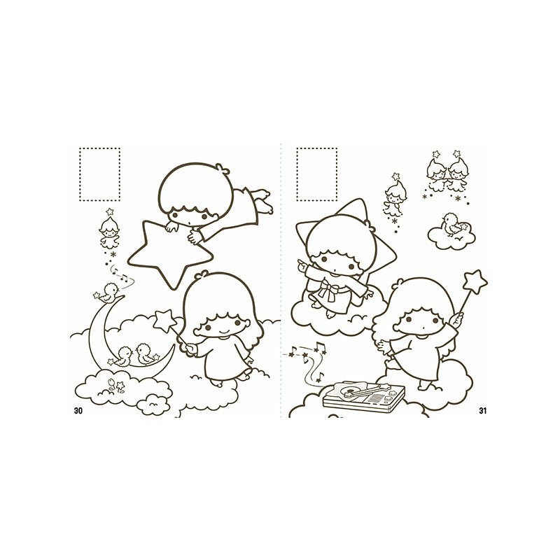 Sanrio character coloring book â kawaii blessed giftshop