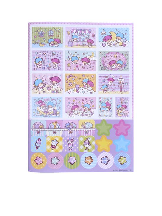 Off on sanrio loring book l little twin stars multi