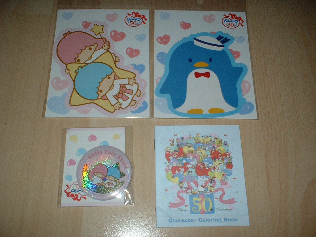 Little twin stars tuxedosam stickers pinbadge th aâ