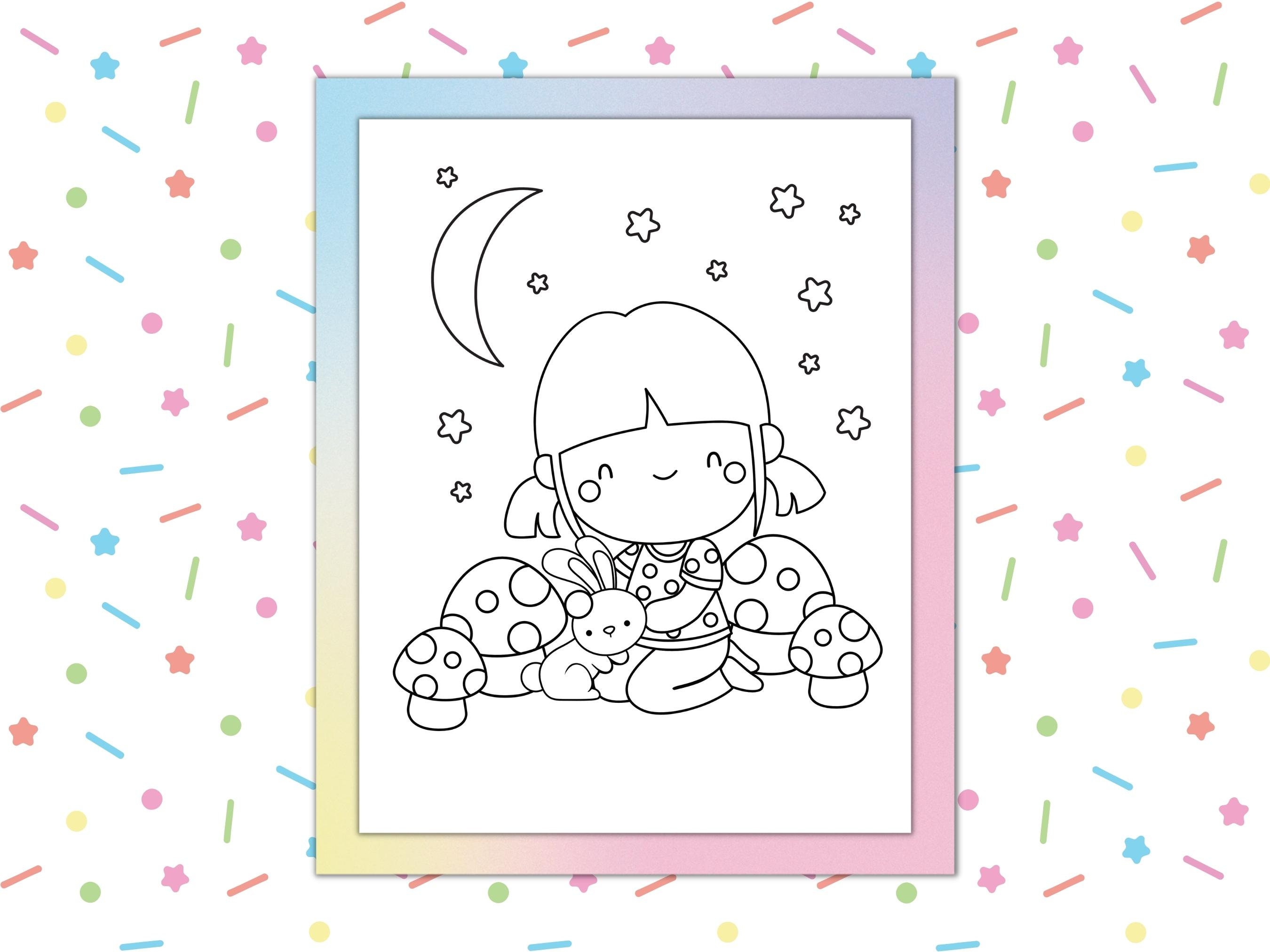 Printable kawaii bunny coloring pages coloring page pdf bunny coloring page printable kawaii bunny printable coloring pages for kids download now
