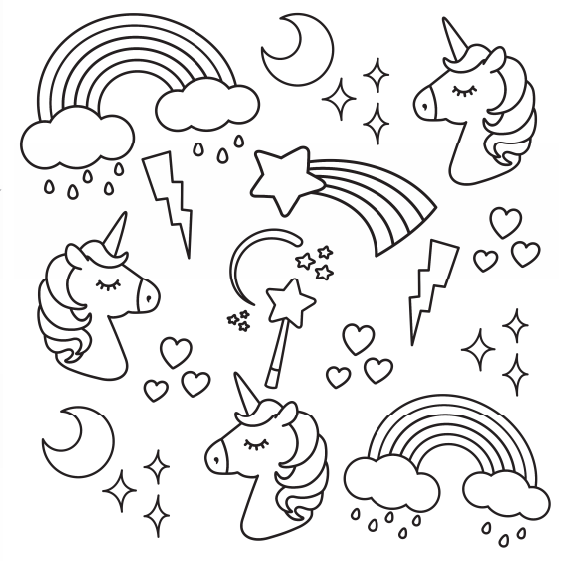 I heart unicorns small coloring book unicorn coloring pages free coloring pages coloring books