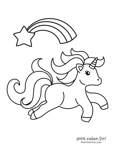 Cute my little unicorn different coloring pages to print coloring page