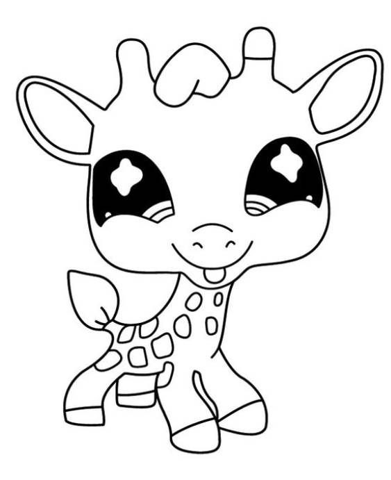 Free easy to print littlest pet shop coloring pages
