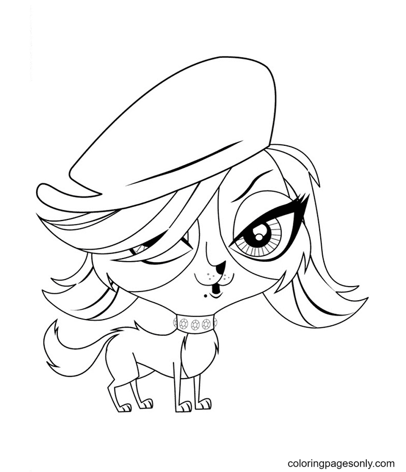 Littlest pet shop coloring pages printable for free download