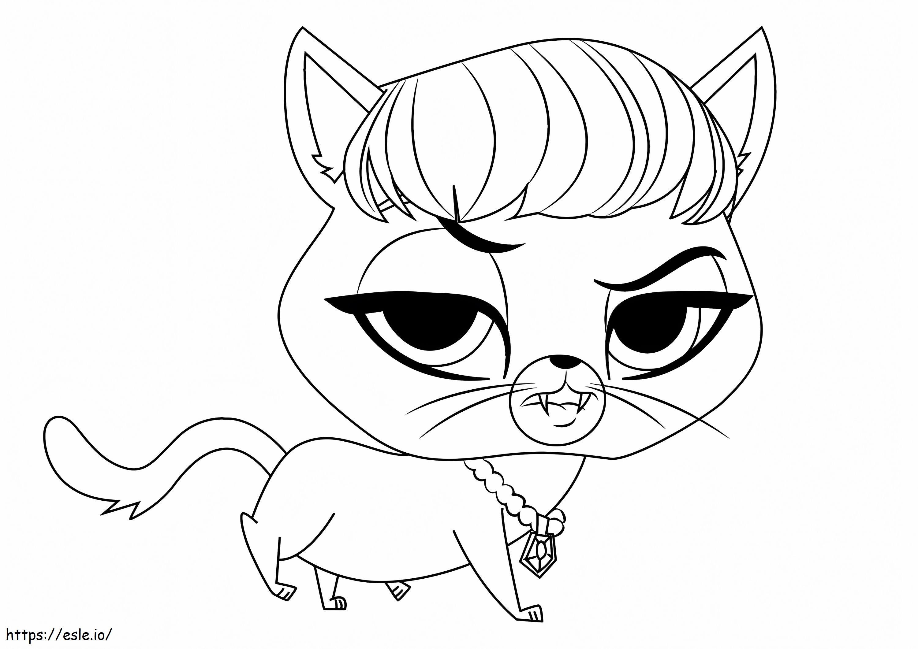How to draw delilah barnsley from littlest pet shop step coloring page