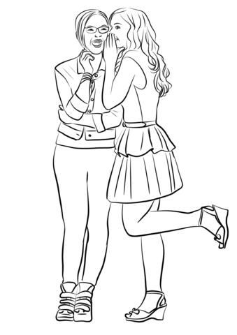 Liv and maddie coloring page free printable coloring pages