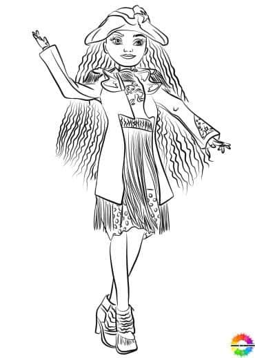 Scendants coloring pages for kids malbuch vorlagen ausmalbilr kinr ausmalbilr