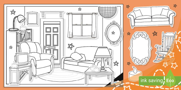 Lour cut and stick design a living room ages