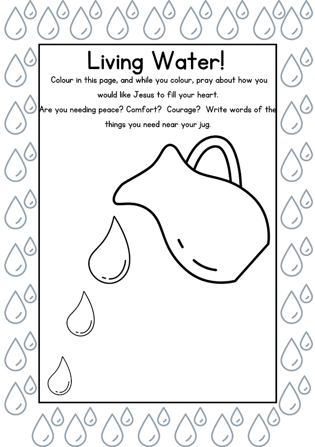 Living water journal pages