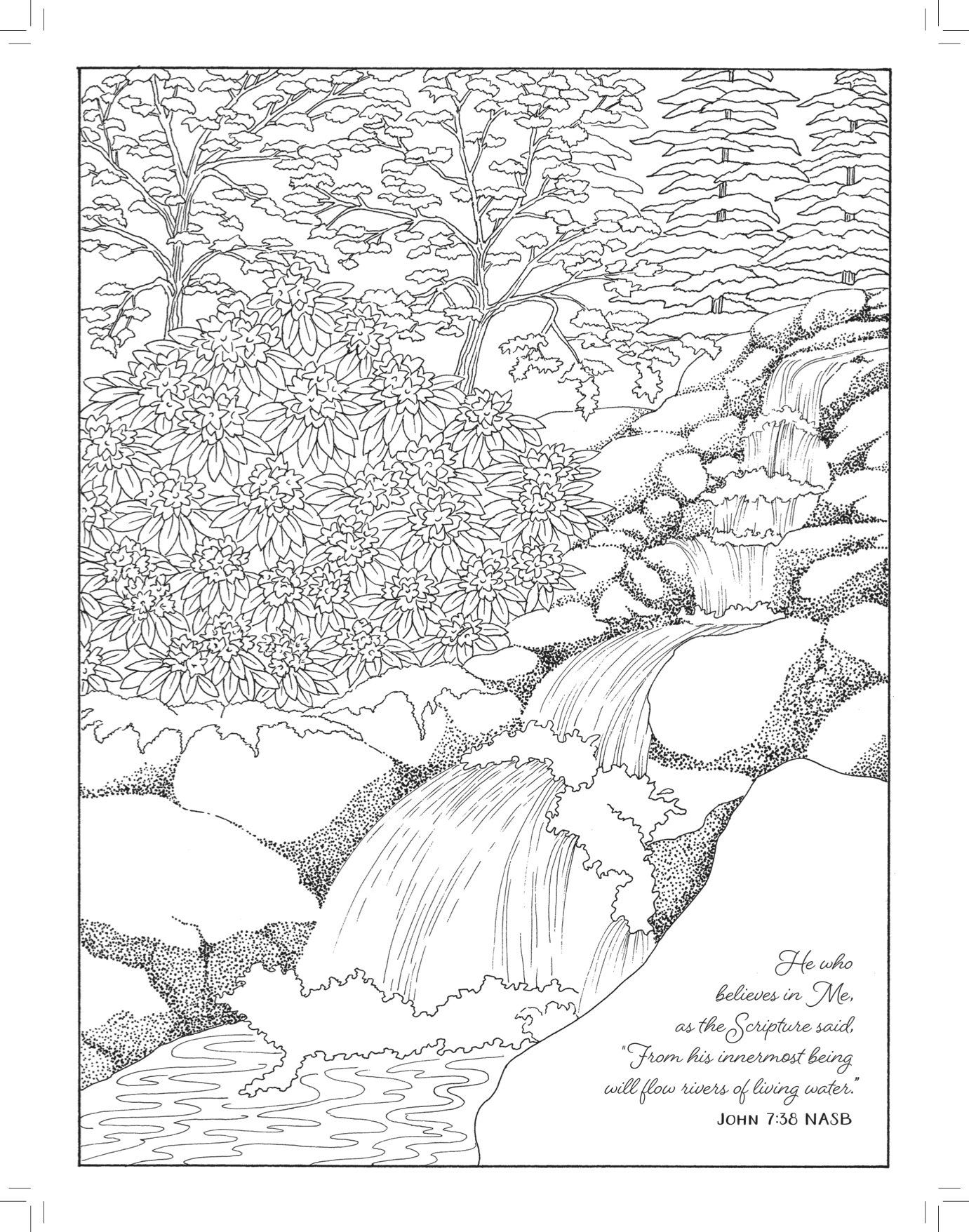 A walk in the garden adult coloring book majestic expressions coloring pages inspirational bible coloring pages christian coloring