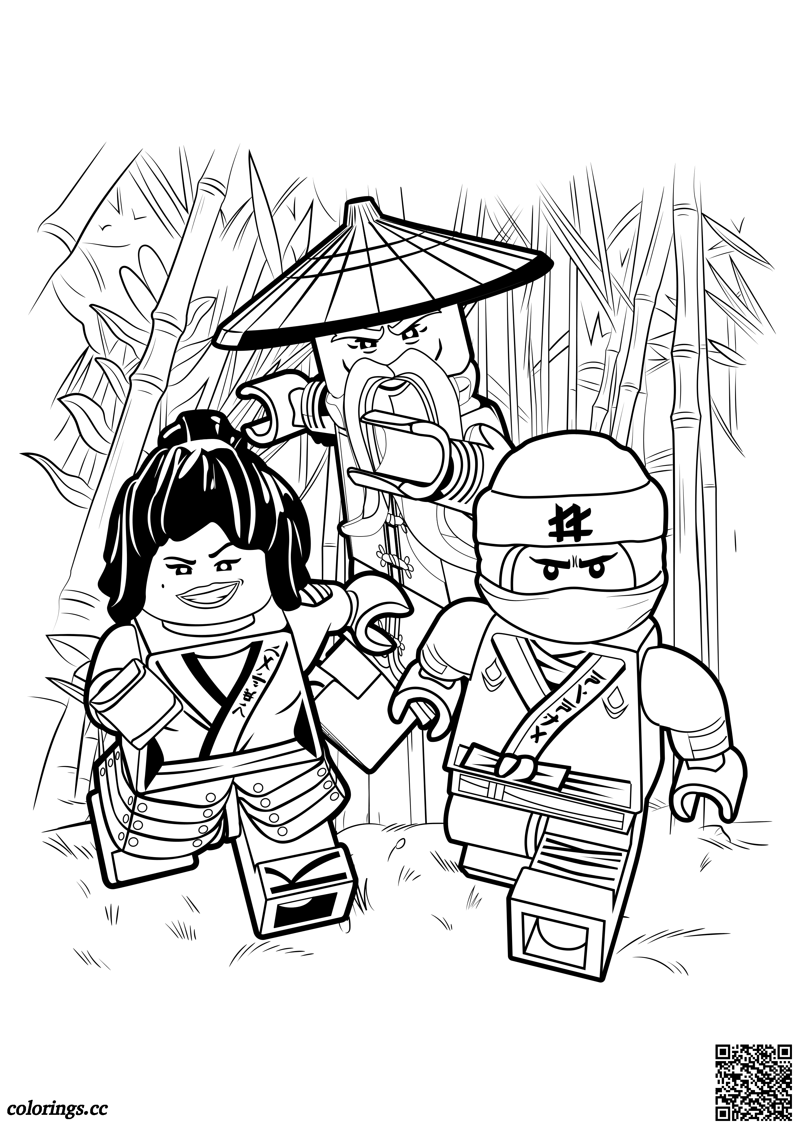 Nya master wu and lloyd coloring pages lego ninjago movie coloring pages