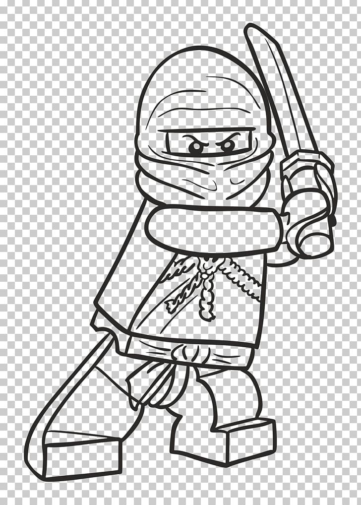 Lloyd garmadon coloring book ninja lego drawing png clipart angle arm art black cartoon free png
