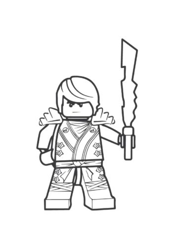 Printable lego ninjago coloring pages