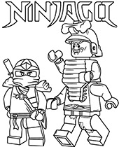 Nijago coloring page lloyd ninja