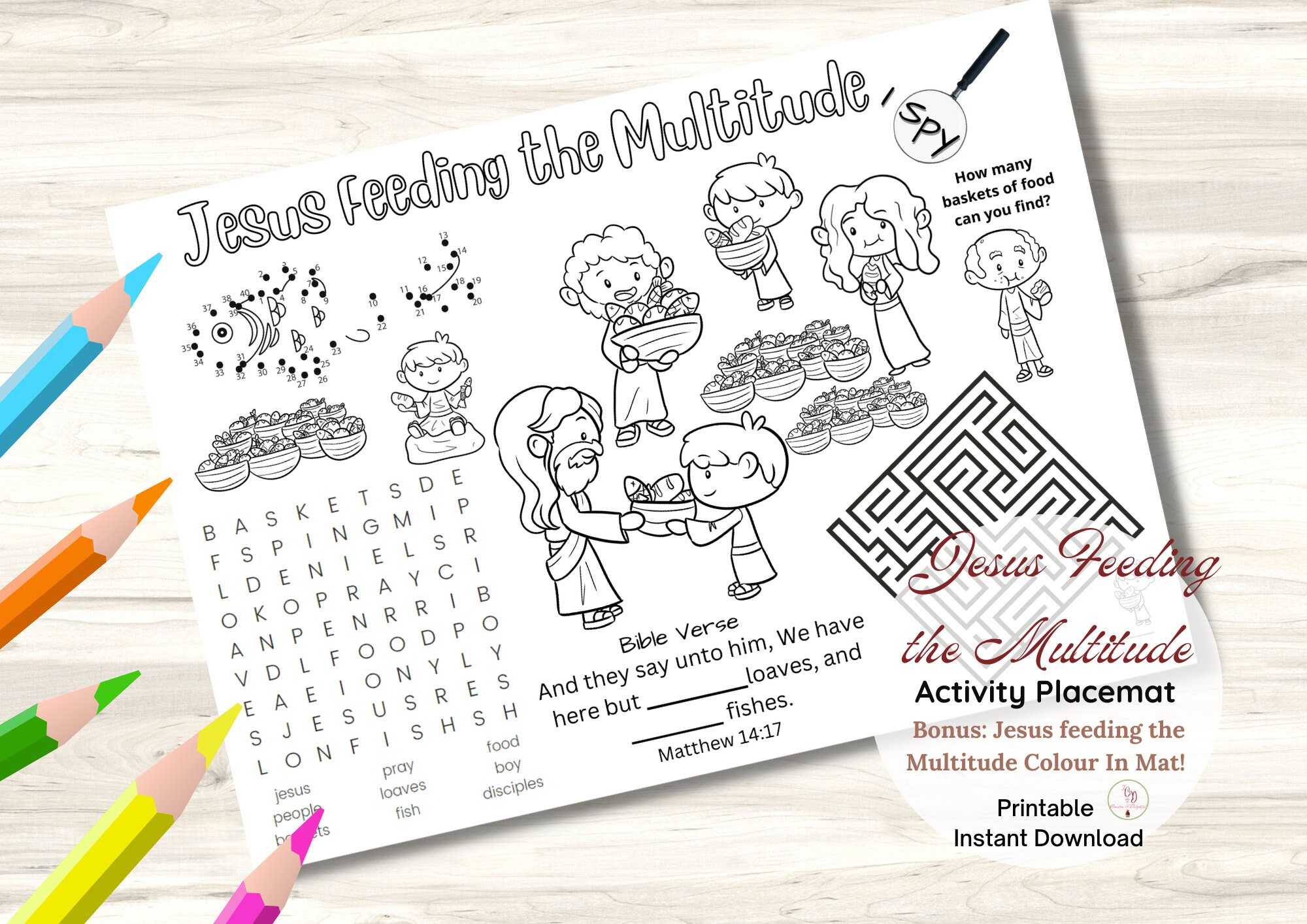 Loaves and fishes activity