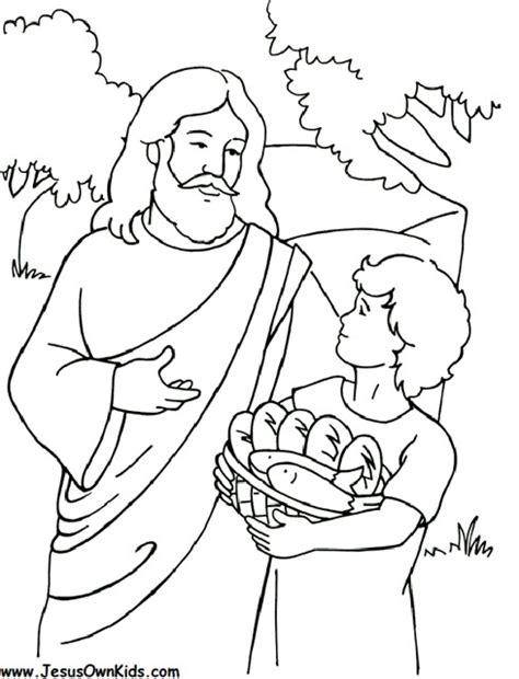 Jesus feeds louring pages
