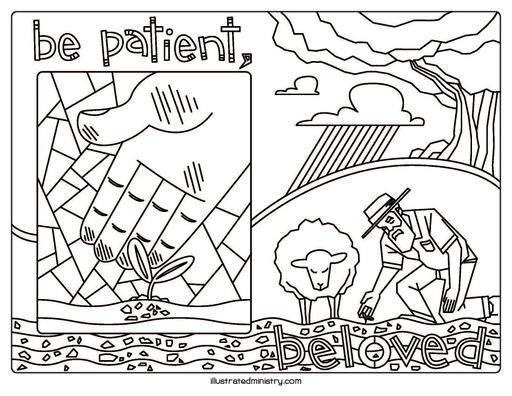 Bible story coloring pages spring â illustrated ministry