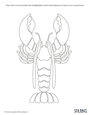 Sea bags coloring pages