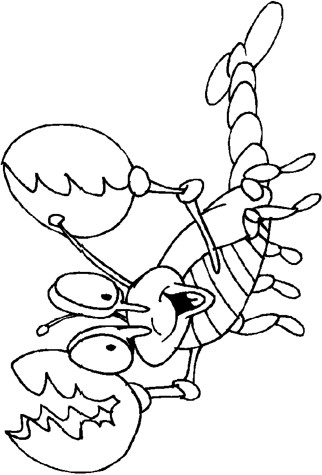 Lobster coloring page