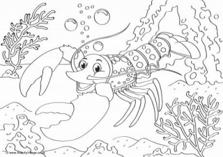 Sea creature louring pages
