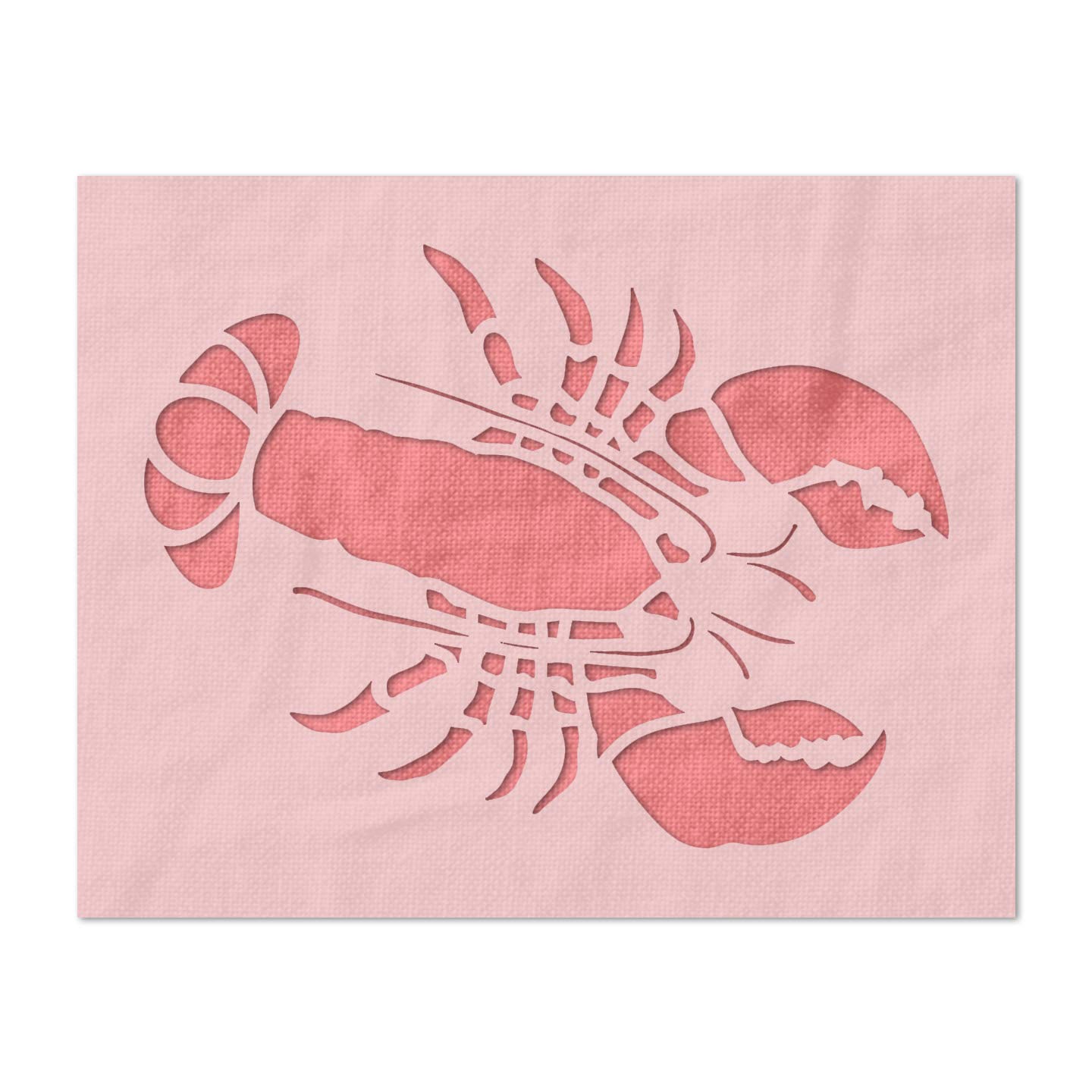Stencil stop lobster stencil