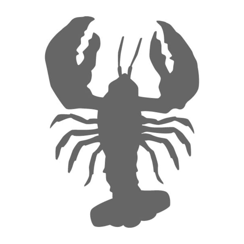 Lobster stencil