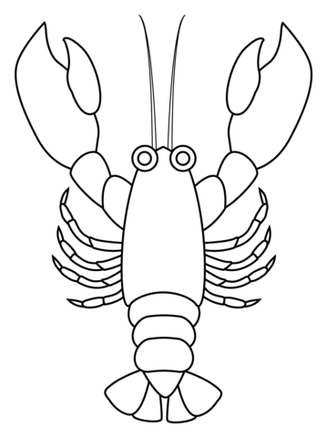 Lobster emoji coloring page free printable coloring pages