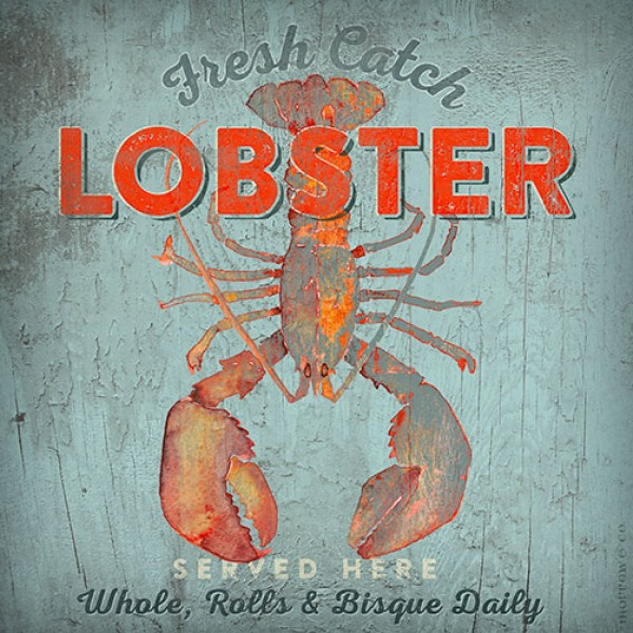 Fresh catch lobster wall art carons beach house
