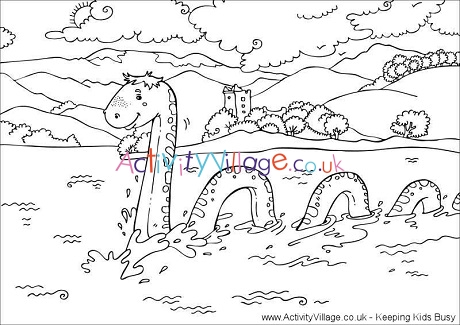 Loch ness monster louring page