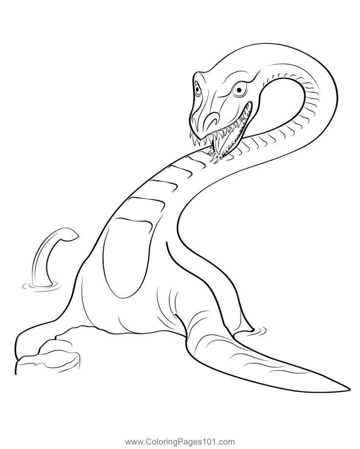 Loch ness monster coloring page monster coloring pages loch ness monster coloring pages