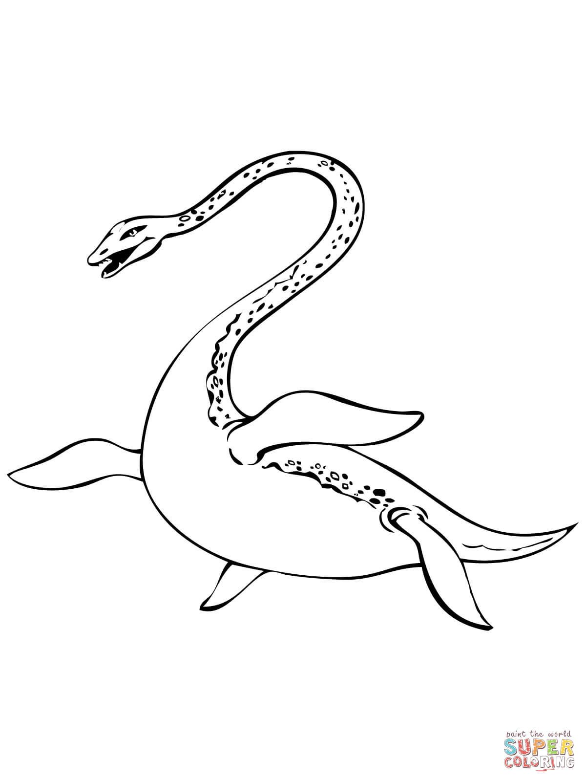 Nessie loch ness lake monster coloring page free printable coloring pages monster coloring pages loch ness monster sea monster art