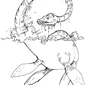 Plesiosaurus coloring pages printable for free download