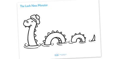 Loch ness monster louring sheet loch ness monster monster loring pages loring sheets