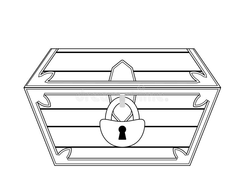 Lock coloring stock illustrations â lock coloring stock illustrations vectors clipart