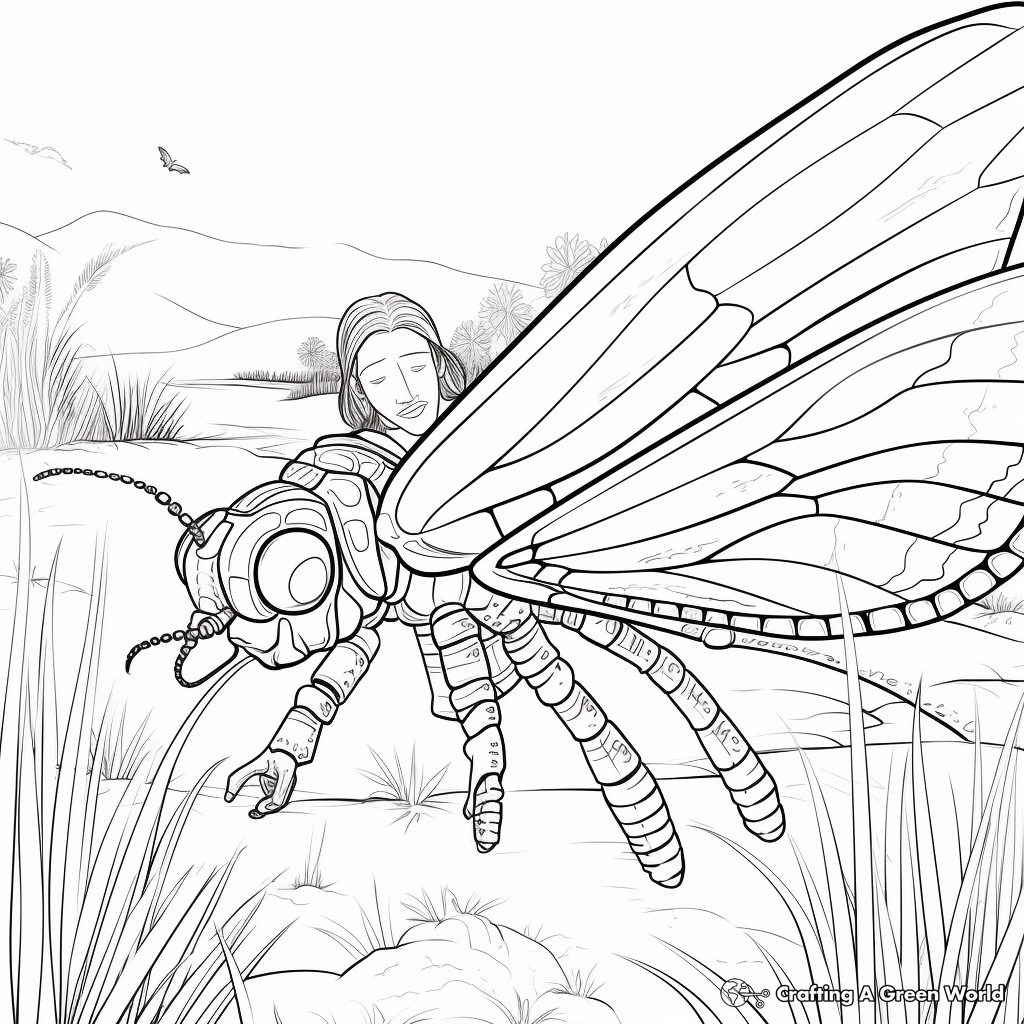 Locust coloring pages