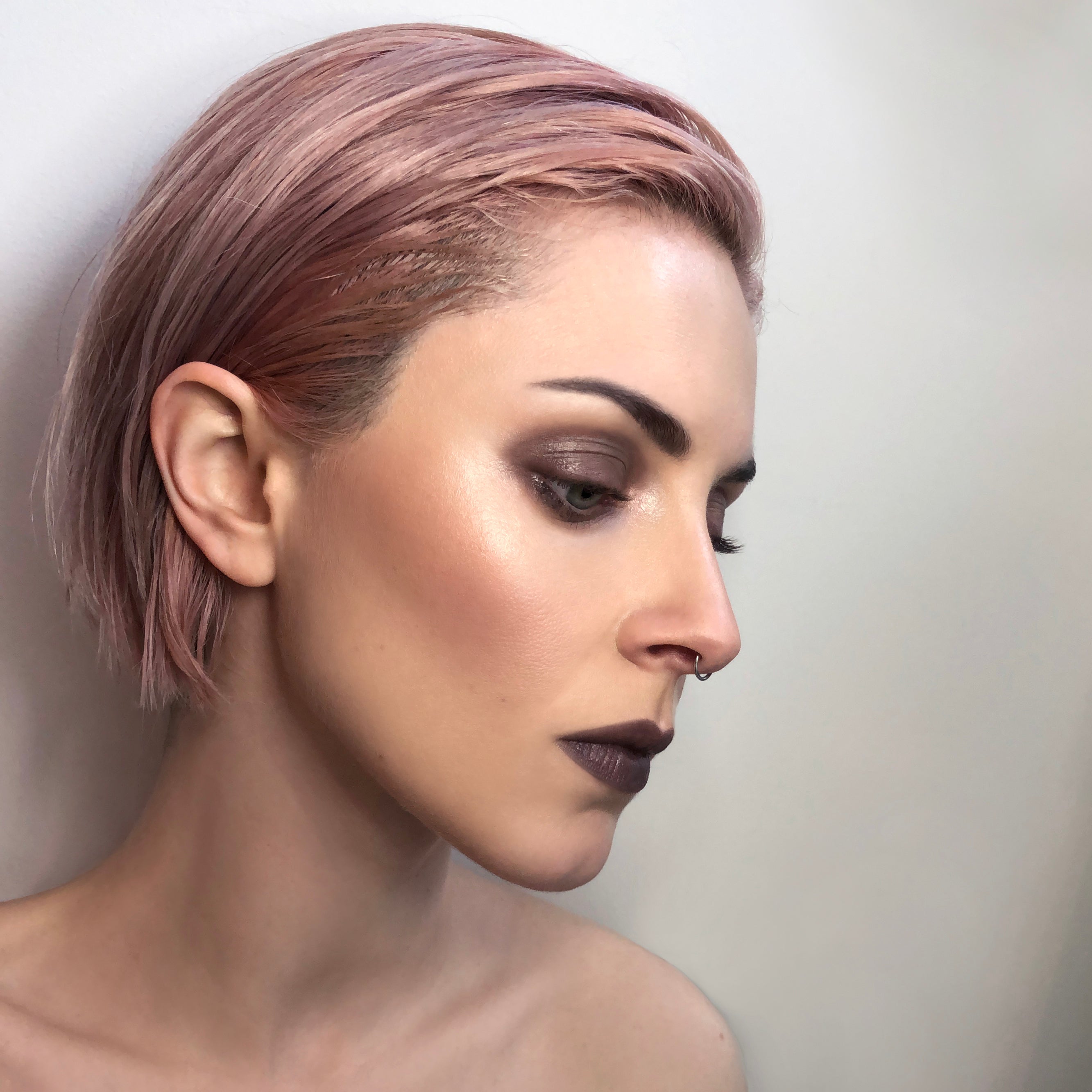 Black locust dark lip color sheer black lipstick