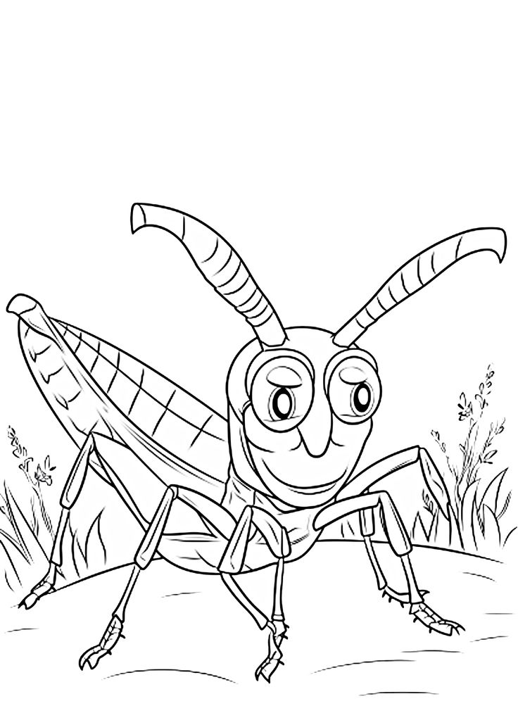 Locust coloring pages