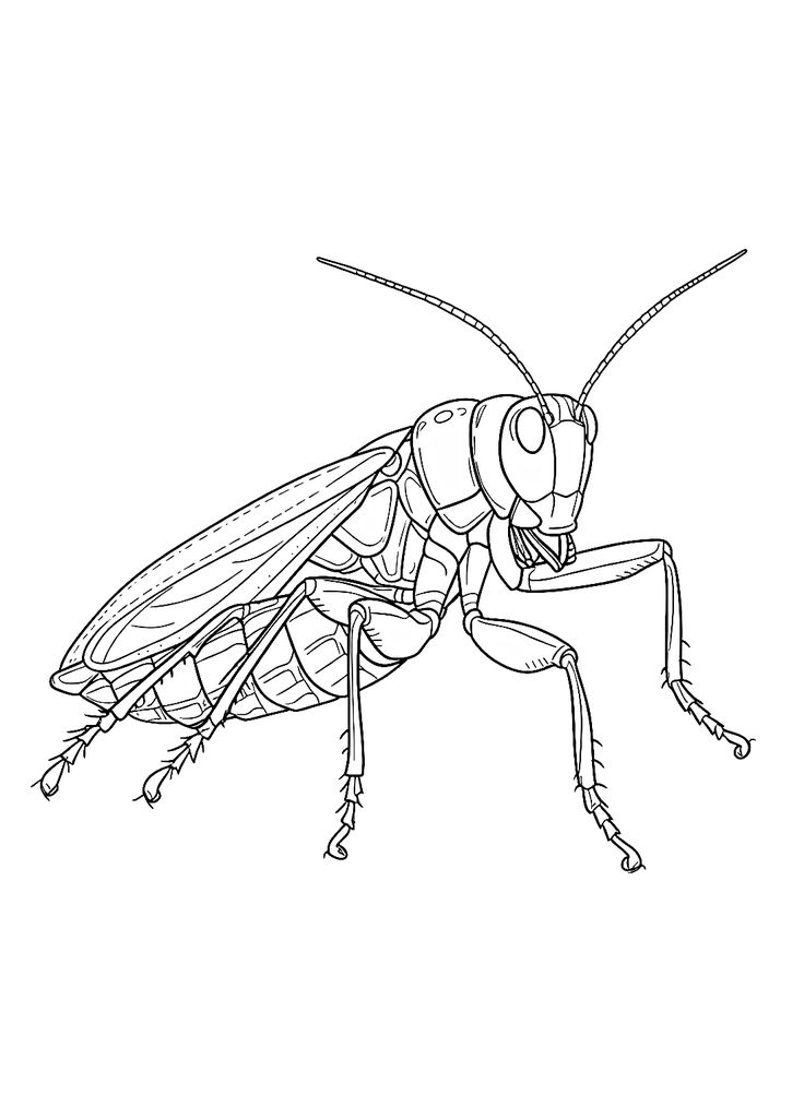 Locust coloring pages