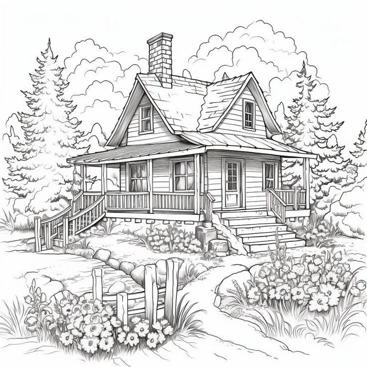 Cabin in the woods coloring pages printable downloadable coloring artwork
