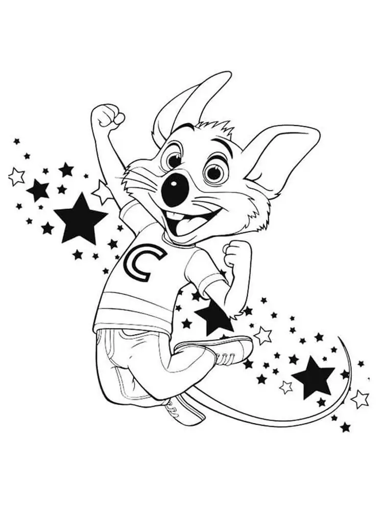 Chuck e cheese malvorlagen