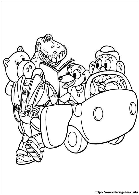 Toy story coloring picture