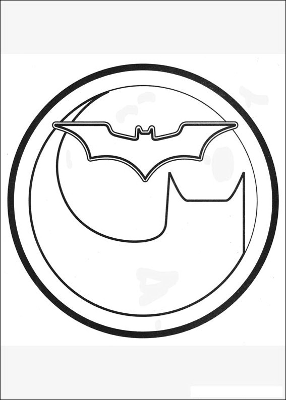Batman coloring page