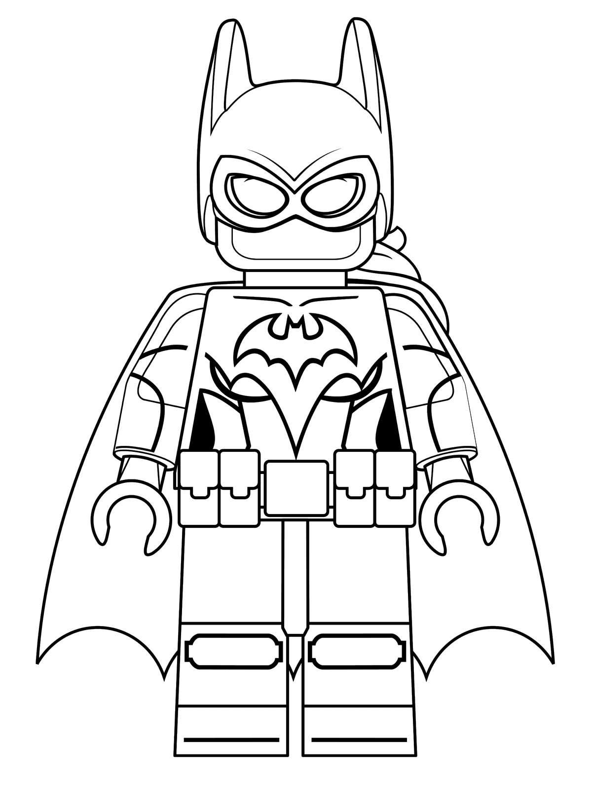 Lego batman coloring page
