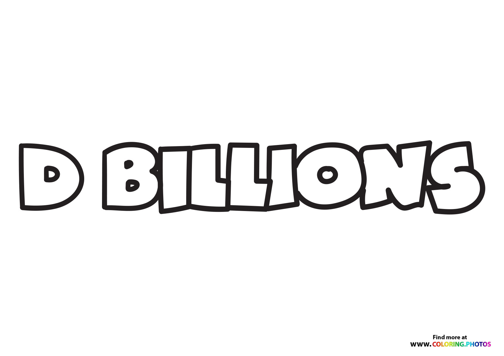 D billions logo