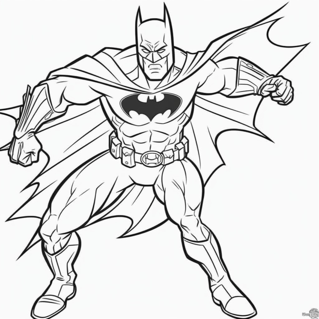 Batman coloring page